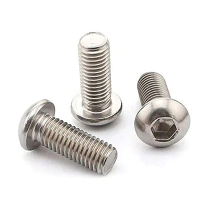 50 Pcs 1/4-20 x 1 Button Head Socket Cap Bolts Screws,304 Stainless Steel 18-8,Allen Socket Drive,Bright Finish,Fully Machine Thread (1/4-20 x 1 50pcs) - size: 1/4-20 x 1 50 pcs