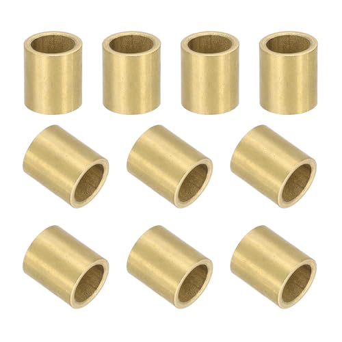 uxcell 20Pcs Sleeve Bearings, 6mm Bore x 8mm OD x 9mm Length, Self-Lubricating Sintered Bronze Bushings - size: 6mm Bore x 8mm OD x 9mm Length