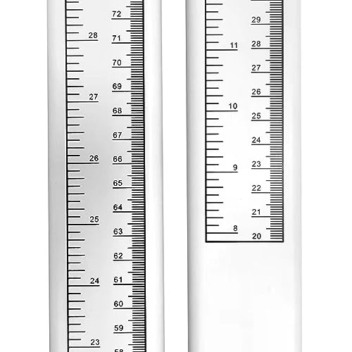 Medical Height Measurement for Wall，Adult, Children's Aluminum Portable Height Measuring Rod, Home Office Gym, Medical Examination,School， Portable Folding Telescopic, Range 8"-82"