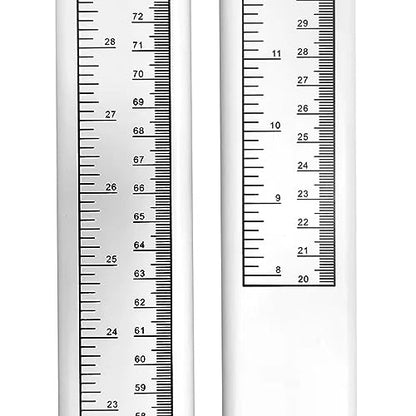 Medical Height Measurement for Wall，Adult, Children's Aluminum Portable Height Measuring Rod, Home Office Gym, Medical Examination,School， Portable Folding Telescopic, Range 8"-82"