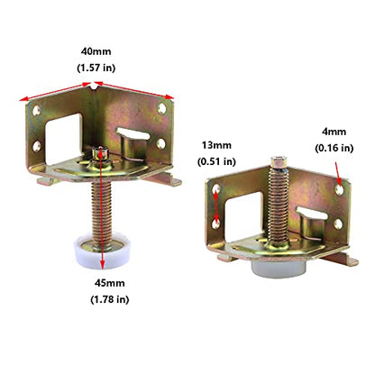 Antrader 4 Pack Adjustable Leveler Legs w/Corner Protector Guard Brackets