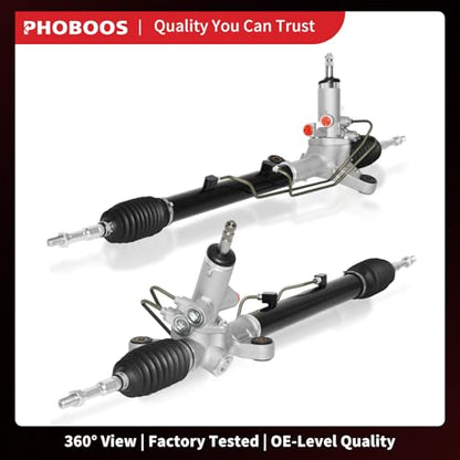 PHOBOOS Hydraulic Power Steering Rack and Pinion Fit for Honda Civic - size: 26-2718