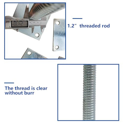 4 Pack Adjustable Leveling Jack Feet Screw Hollow Leg for Baker Scaffolding - size: hollow 18"