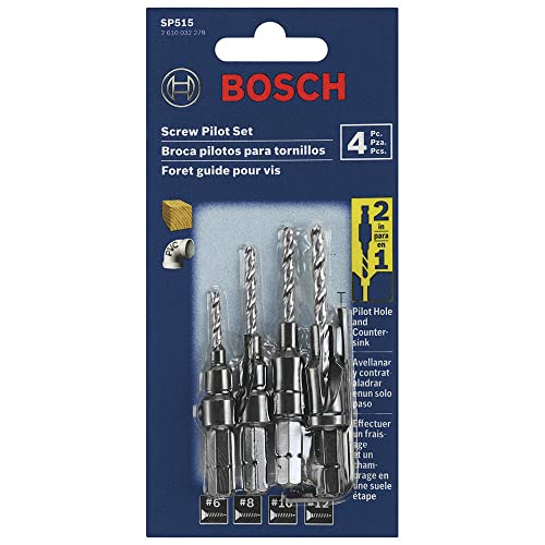 Bosch SP515 5-Piece Hex Shank Countersink Drill Bit Set #6#8#10#12
