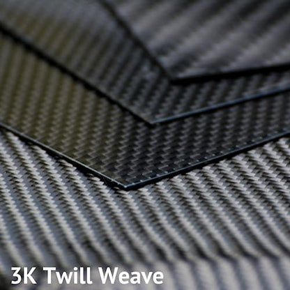 Carbon Fiber Sheet 1mm, 3mm, or 5mm Thickness; Carbon Fiber Sheets Carbon Fiber Plate Twill Weave Carbon Fiber Panel Glossy or Matte Finish (200 X 300 mm or 7.8 X 11.8 Inches) - size: 3mm Thickness, style: Matte Finish