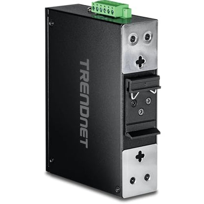 TRENDnet 8-Port Industrial Gigabit PoE+ DIN-Rail Switch, TI-PG80B - style: 8 Port w/ Boost Voltage