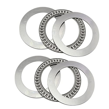 2 Sets Thrust Flat Needle Roller Bearings AXK5070 2AS High Speed Thrust Bearings Thrust Needle Roller Bearings with Washers Used for Fixing or Rebuilding Milling Machines Lathes - size: AXK5070