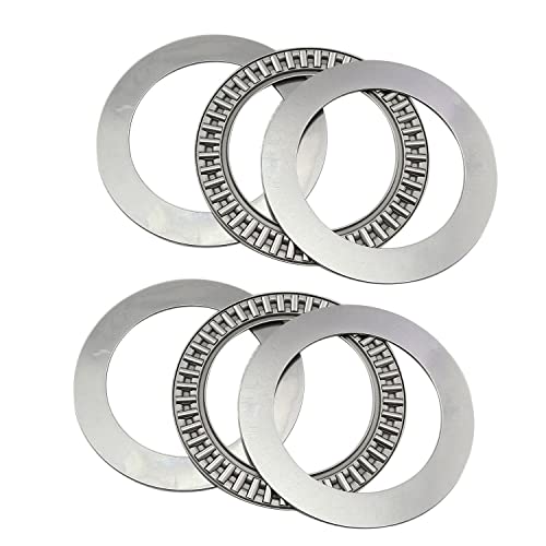 2 Sets Thrust Flat Needle Roller Bearings AXK5070 2AS High Speed Thrust Bearings Thrust Needle Roller Bearings with Washers Used for Fixing or Rebuilding Milling Machines Lathes - size: AXK5070
