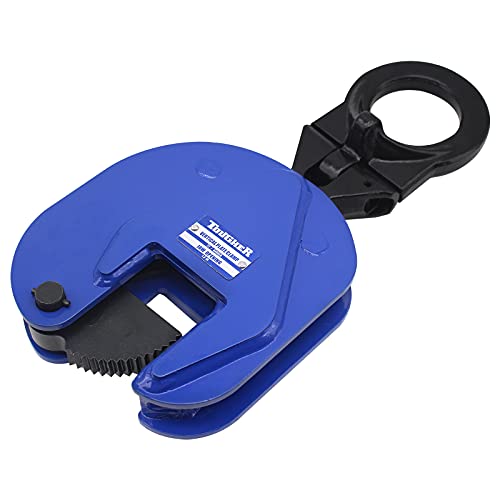 Vertical Plate Clamp, 4400lbs/2T Plate Lifting Clamp Jaw Opening up to 1.3 inch, for Lifting and Transporting