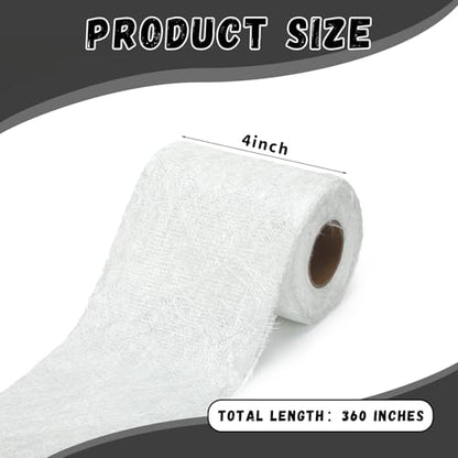 1708 Biaxial Fiberglass Cloth Roll 4" x 360" Mat Material Roll with 3 Roller Tools Kit Fiberglass Filler Sheet for Boat Automotive Tub Shower Roofing Repair - size: 4" X 360"
