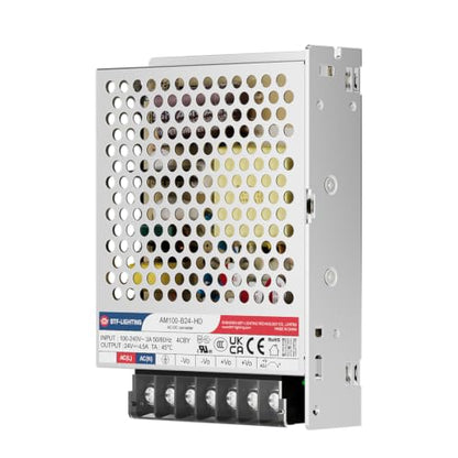 BTF-LIGHTING Power Supply DC24V 100W UL Recognized Component for LED Strip - size: 24V100W