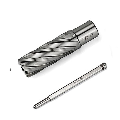 Annular Cutter JESTUOUS 3/4 Inch Weldon Shank 7/8 Cut Dia 2 Cut Depth