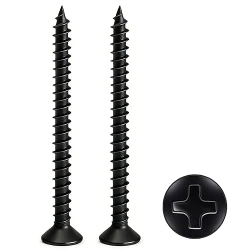#4 x 1-1/2" Flat Head Self-Tapping Wood Screws, M3x40mm(70Pcs) - color: 100 PCS, size: #4x1-1/2''-100 PCS