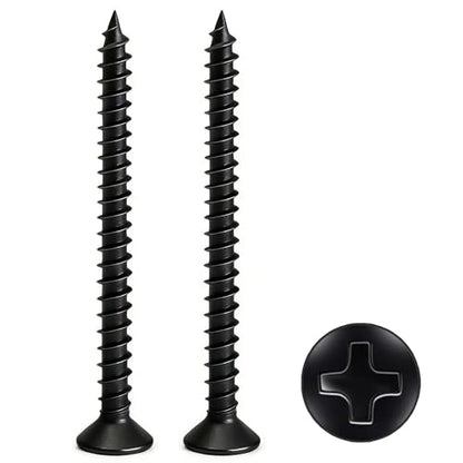 #4 x 1-1/2" Flat Head Self-Tapping Wood Screws, M3x40mm(70Pcs) - color: 100 PCS, size: #4x1-1/2''-100 PCS
