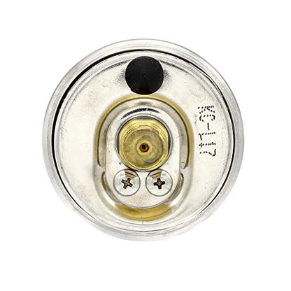 PIC Gauges 202L-158K Center Back Mount Glycerine Filled Pressure Gauge w/ SS Case/Bezel, Brass Internals, PC Lens, 1.5" Dial, 0/600 psi Range, 1/8" Male NPT - style: 0 - 600 PSI