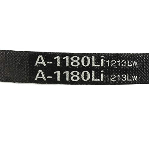 uxcell A1180 V-Belts 1180mm Inner Girth 13mm Top Width 8mm Thickness A-Section Rubber Drive Transmission Belt - size: 1180mm