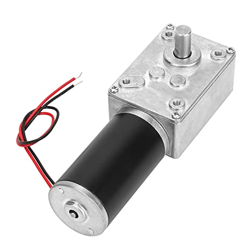 DC Gear Motor High Torsion Speed Reduce Electric Motor Reversible Turbine Electric Motor 8mm Shaft (12V 130RPM) - size: 12V 130RPM