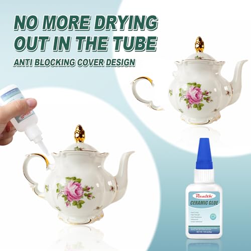 Ceramic Glue Clear 30g, Food Safe Glue for Ceramic Repair - size: 30g, style: Ceramic Glue