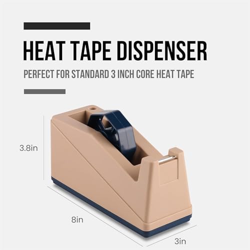 Lichamp Desk Tape Dispenser 3in Core for Masking/Painters Tapes Blue