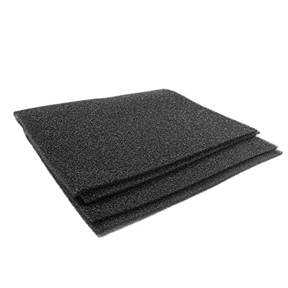 HQRP 2-pack Cut to Fit Foam Filter for Window Air Conditioning Unit, Furnace Unit, AC Vent Filters, Furnace, RV, Range Hood, etc., 24" x 15" x 1/4", Washable & Reusable