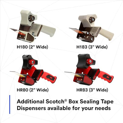 3M Scotch Box Sealing Tape Dispenser HR80, for 2-inch Wide Tape