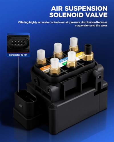 KAX Air Suspension Solenoid Valve Block for Mercedes-Benz E350,ML350,S550 - size: Mercedes-Benz E350,ML350,S550-1pc