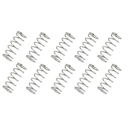 150pcs Compression Spring, 304 Stainless Steel Small Spring (0.3 * 4 * 10mm), 4mm OD, 10mm Length, 0.3mm Wire Diameter - size: 0.3*4*10mm