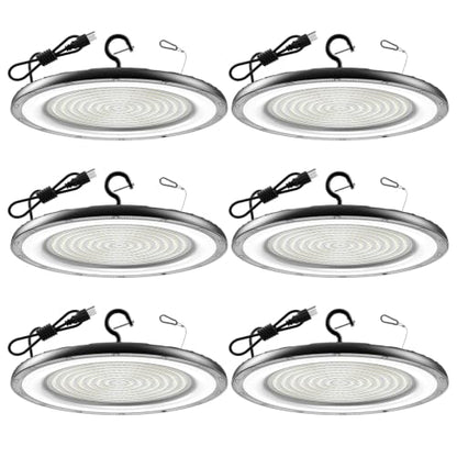 AIKVSXER 6Pack UFO LED High Bay Lights, 400W Shop Lights, 60000LM, 6000K