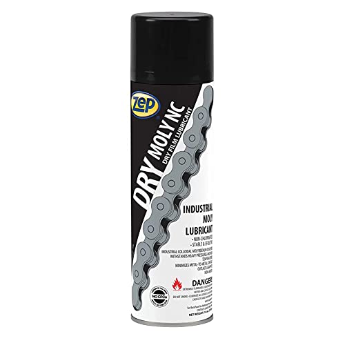Zep Dry Moly NC Dry Film Lubricant - 14 oz (Case of 12) 10601 - Reduces Friction and Wear for Metal-to-Metal Contact Points, Stable and Effective, Non-Chlorinated