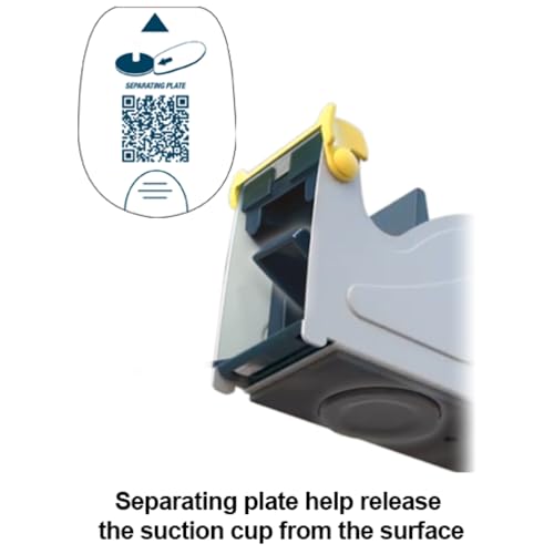 Excell Pro-Mount Desk Top Tape Dispenser, 1 in. Width (Blue/Grey)