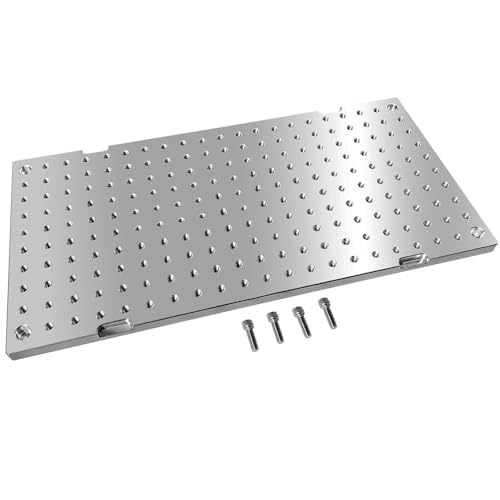 8" x 16" x 1/2" MIC7 Aluminum Fixture/Sacrificial Plate, Mini Pallet
