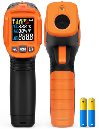 3 in 1 Digital Infrared Thermometer Gun with High/Low Alarm POROMETISTO - size: IM02PRO