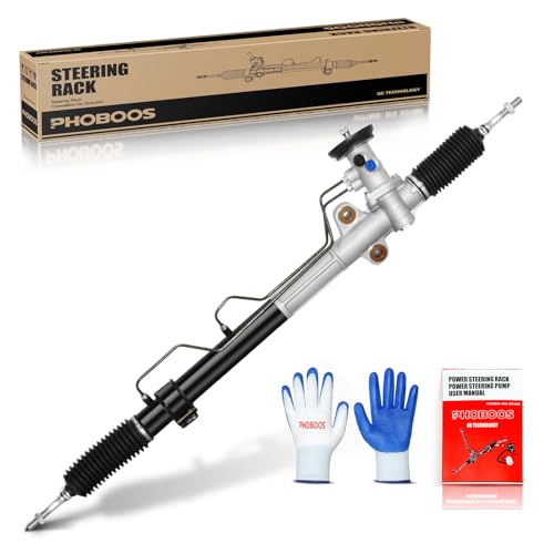 PHOBOOS Hydraulic Power Steering Rack and Pinion Assembly Compatible with Hyundai Sonata 2002-2005, 2.4L/2.7L, XG350 2002-2005 3.5L, New Unit, Direct Fit, Ref.26-2408 - size: 26-2408