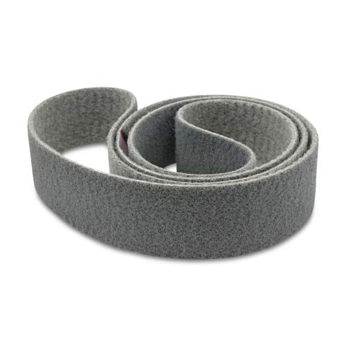 Red Label Abrasives 2 X 72 Inch Non Woven Surface Conditioning Sanding Belts for Knife Makers and Metal Fabricators - Superfine Grit Sand Paper - 3 Pack - size: 2x72 Superfine Grit - 3 Pk