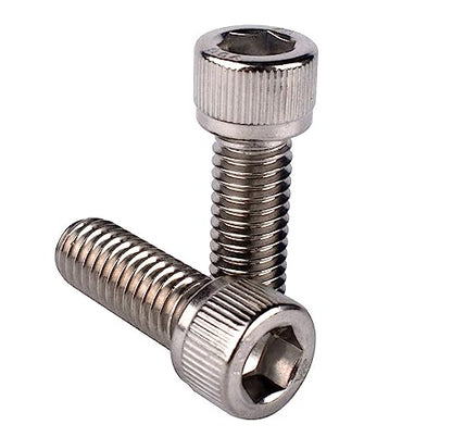 5/16-18 x 1" Allen Hex Socket Head Screw Bolt, 304 Stainless Steel 18-8, UNC Machine Full Thread, Pack of 15 - size: 5/16-18 x 1" (15 PCS)