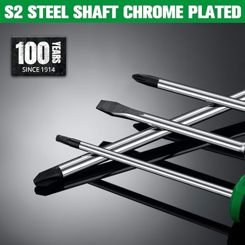 SK 7-Piece Magnetic Screwdriver Set, Slotted/Phillip/Star Screwdrivers - size: 7PC
