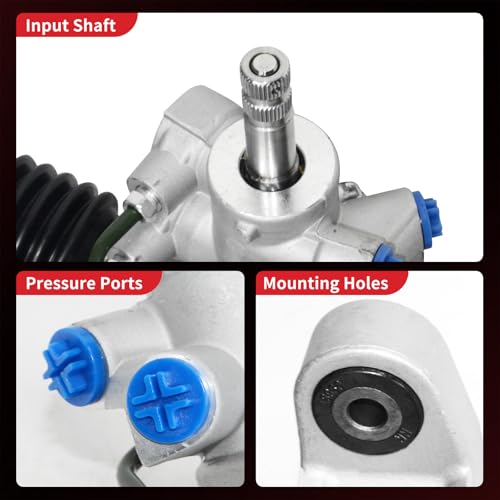 PHOBOOS Hydraulic Power Steering Rack and Pinion Fit for Acura TSX - size: 26-2720