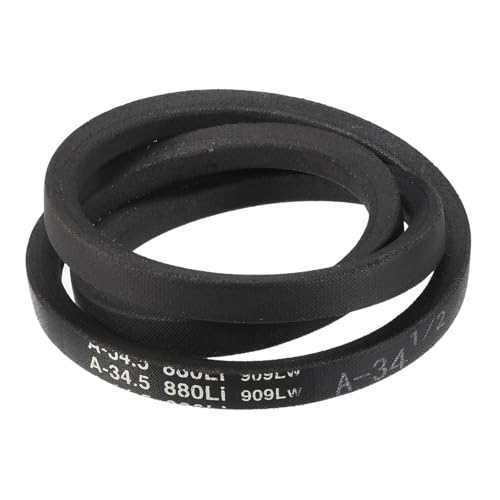 uxcell A34 1/2 Classic Wrapped V-Belt,36" Outer Circ A Profile,Black - size: A34 1/2