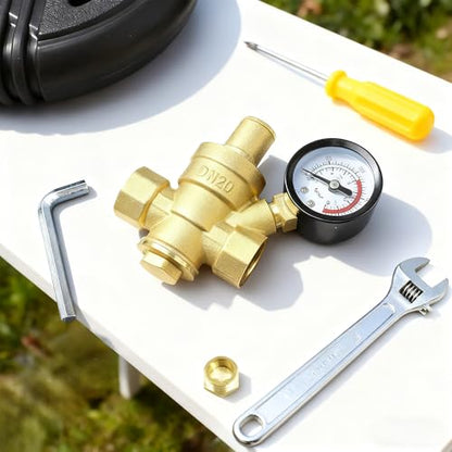 Water Pressure Reducing Valve, 3/4 Inch, 1-75 PSI - size: 0.75 Inch