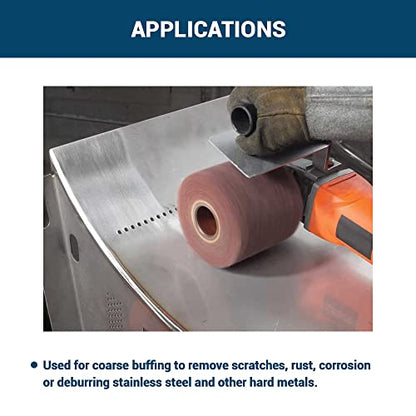 Benchmark Abrasives Buffing Compound for Cutting Removing Scratches on Brass Aluminum Pewter, Non-Ferrous Metals, Wood, Stainless Steel, 1 Pound Bar (Brown Tripoli) - style: Brown Tripoli