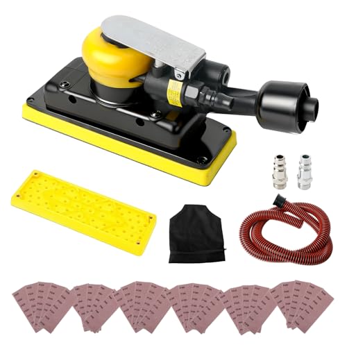 Pneumatic Random Orbital Sander 1/4" NPT, 7x19.8cm Pad