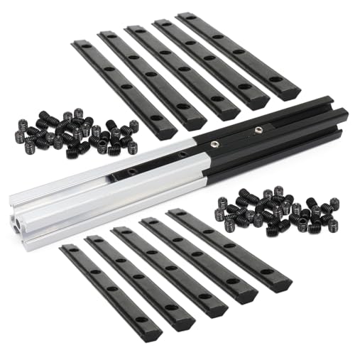 10Pcs 2020 Aluminum Extrusion Hardware Accessories Straight Bracket - style: 10Pcs Straight Bracket with Screw