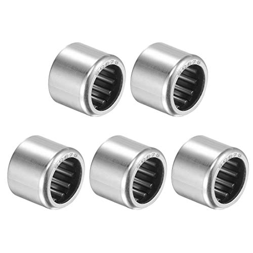 uxcell SCE78 Needle Roller Bearings 7/16-inch Bore 5/8-inch OD 1/2-inch Width Chrome Steel Open End 5pcs - size: 7/16x5/8x1/2"