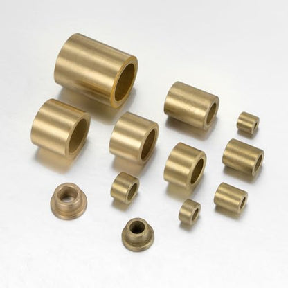 uxcell 12pcs Sleeve (Plain) Bearings 6mm Bore x 10mm OD x 10mm Length, Self-Lubricating Sintered Bronze Bushings - size: 6mm Bore x 10mm OD x 10mm Length