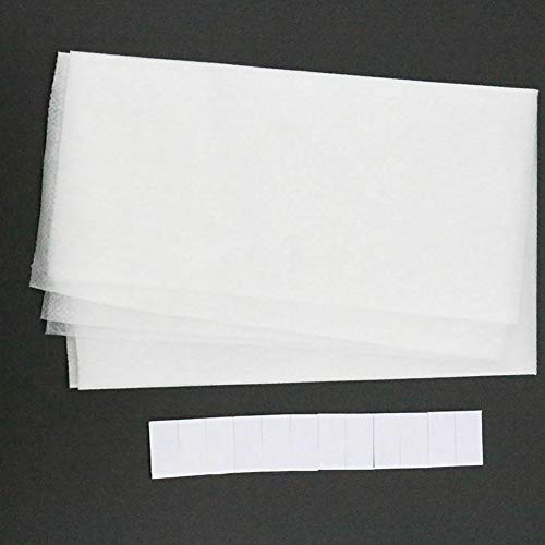 2pcs/Bag Air Vent Filters, Air Filter Material Replacement Air Condition Cleaning Mesh to Stops Most Particles and Dust(2pcs/Bag)