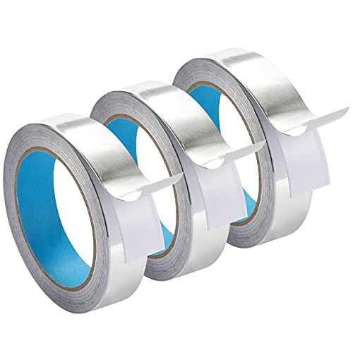 Aluminum Foil Tape 1 inch x 65 feet, 4.0 mil, 3 Rolls