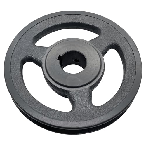 AK59-1-1/8 v Belt Pulley,5.75 inch OD, 1 1/8 Inch Bore,Cast Iron Material, AK Single Groove Motor Pulley for "4L" or "A" or "3L" Belts - size: 5.75 Inch OD,1-1/8 inch bore, style: 1 Groove