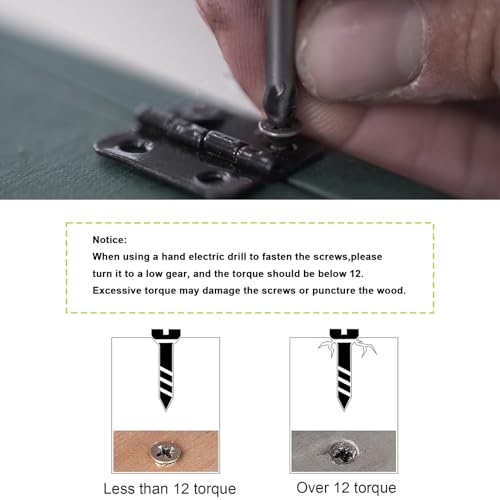 M3x10mm Small Wood Screws, Black Phillips Flat Head Short Screws 150pcs - color: M3-Black, size: 150pcs-10mm