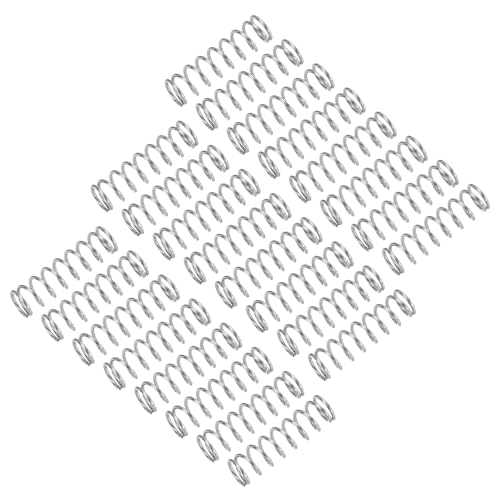 uxcell 25Pcs Compression Spring, 304 Stainless Steel 7mm OD 0.8mm Wire 25mm Length Mechanical Spring for Shop Home Repair Project, Silver Tone - size: 7mm OD 0.8mm Wire 25mm Length