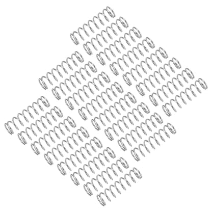 uxcell 25Pcs Compression Spring, 304 Stainless Steel 7mm OD 0.8mm Wire 25mm Length Mechanical Spring for Shop Home Repair Project, Silver Tone - size: 7mm OD 0.8mm Wire 25mm Length